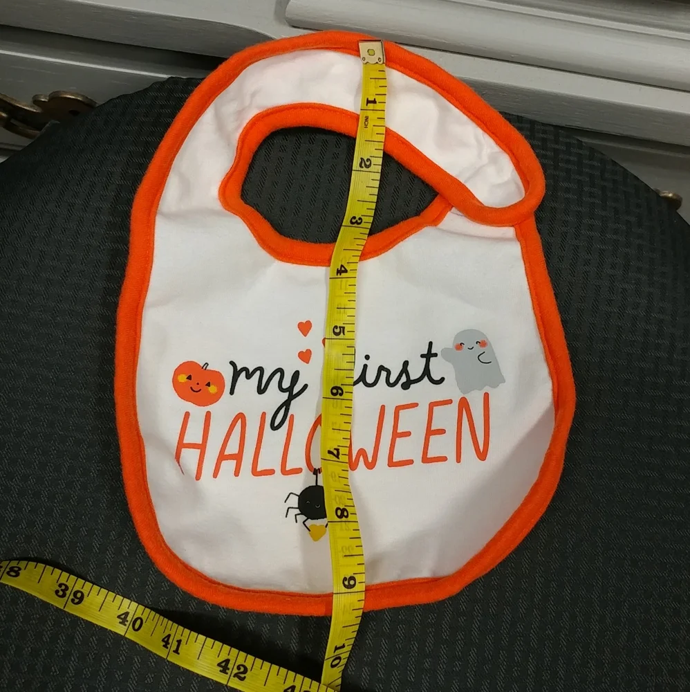 Carter's My First Halloween Baby Bib 100% Cotton